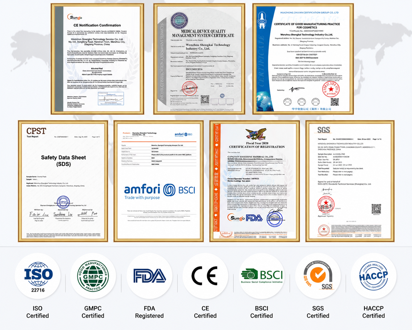 EdenWag certifications, compliance documents and quality assurance certificates