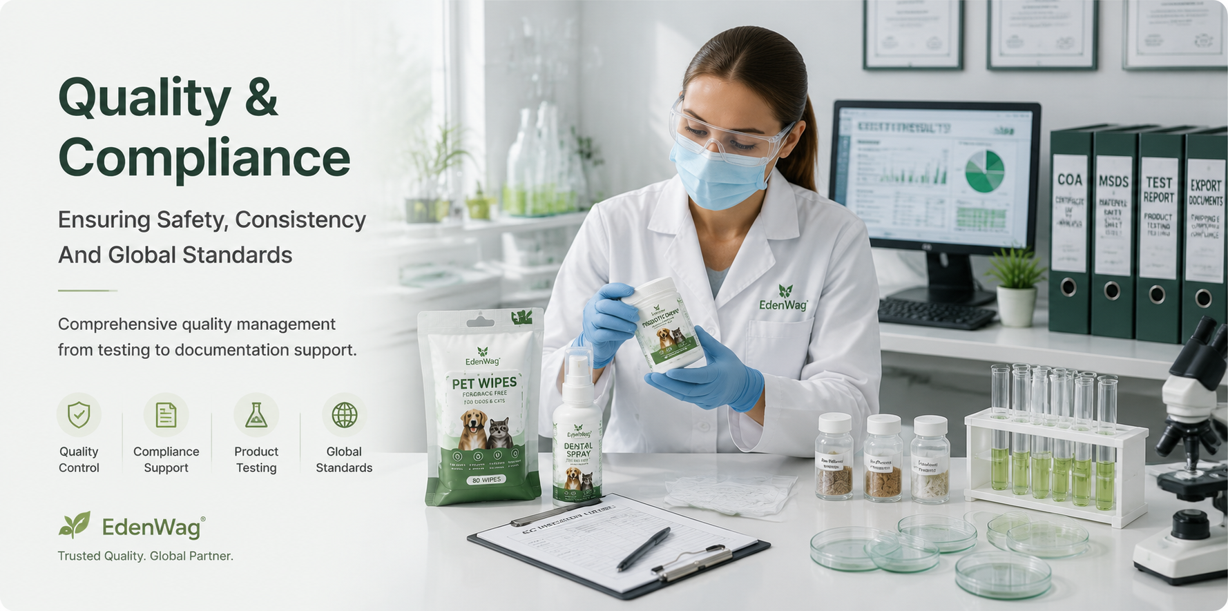 EdenWag quality and compliance support for global pet care brands