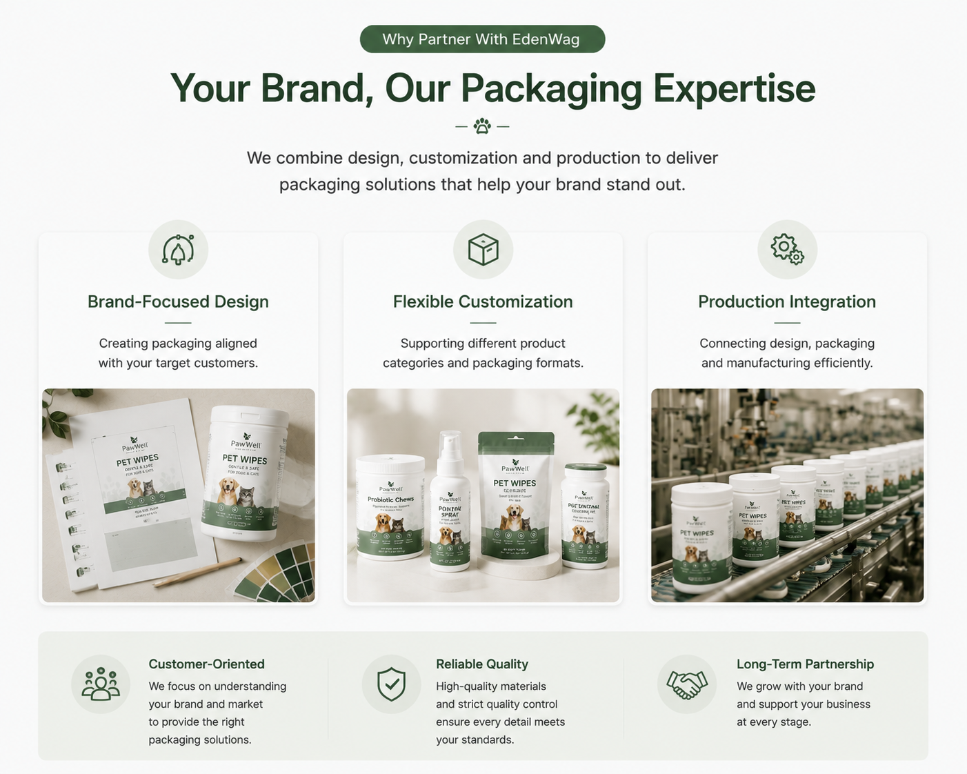 Why pet brands partner with EdenWag for packaging expertise